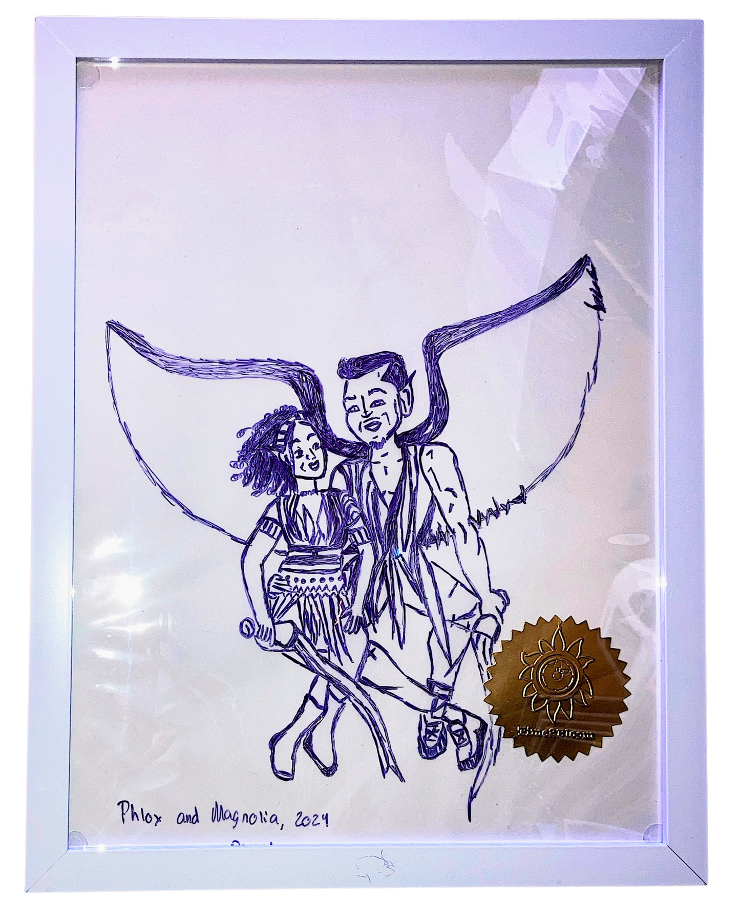 Phlox & Magnolia 2024 — Acetate Drawing