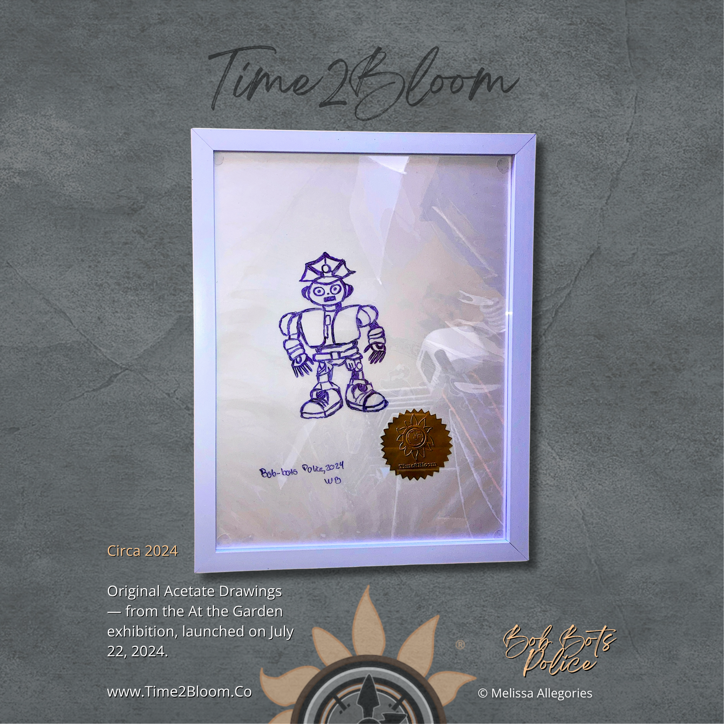 Bob Bots Police 2024 — Acetate Drawing