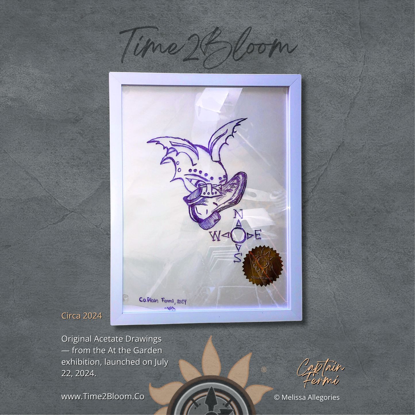 Captain Fermi 2024 — Acetate Drawing